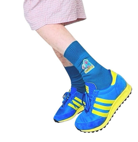 転写イラストCREW SOCKS　【Building】