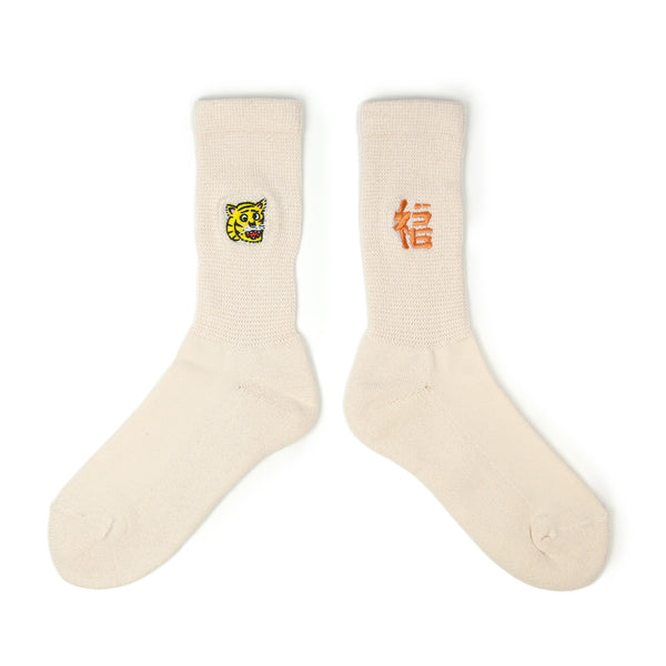 bou×ネゴソックス OCクルーソックス　虎×福