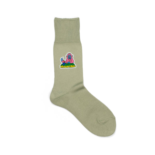 ネゴソックス 転写イラストCREW SOCKS　【Mountain】