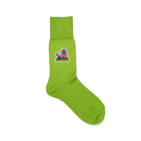ネゴソックス 転写イラストCREW SOCKS　【Mountain】