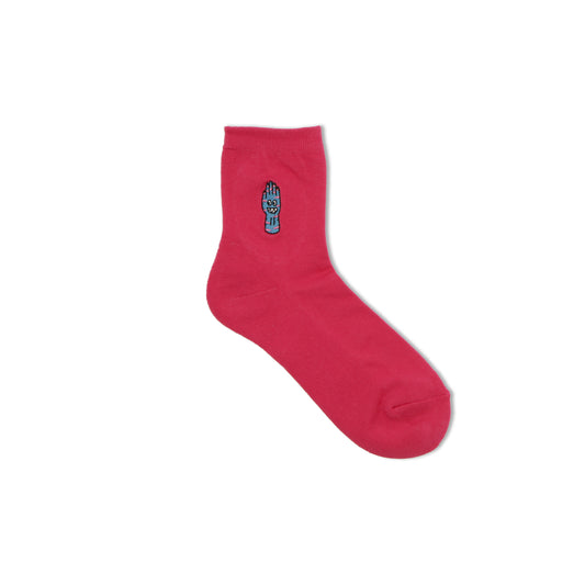 Pile Socks | 怪奇手 | Pink