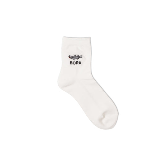 Pile Socks | BORA | White